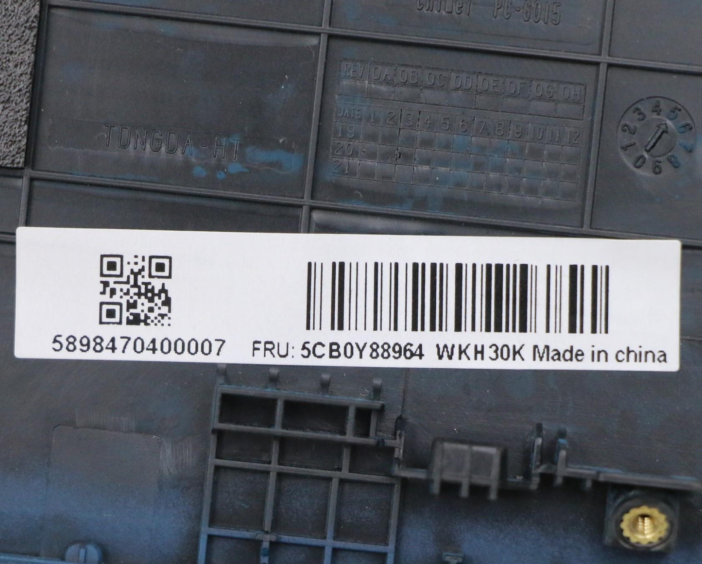 Lenovo Up Pl_Blu Fp W/Nblkb_Ger(Ge) - 5CB0Y88964