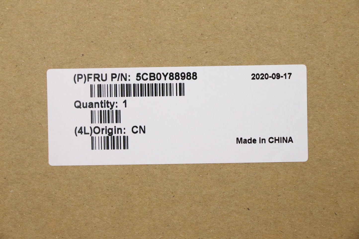 Lenovo Up Pl_Blu Nfp W/Blkb_Uk - 5CB0Y88988