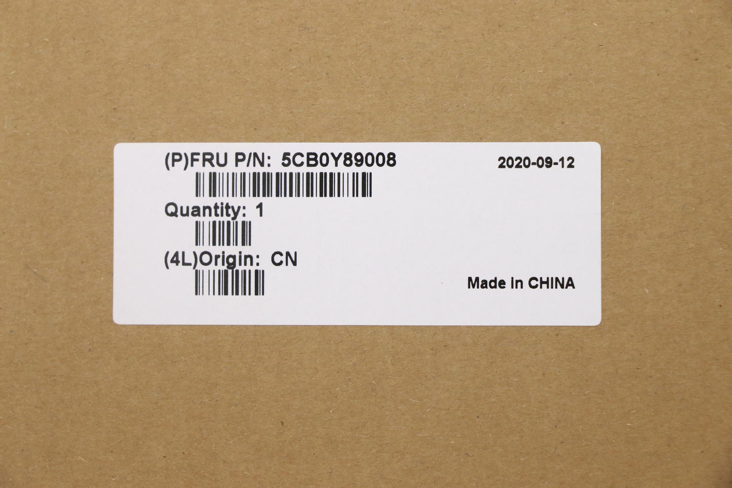 Lenovo Up Pl_Blk Nfp W/Blkb_Port - 5CB0Y89008