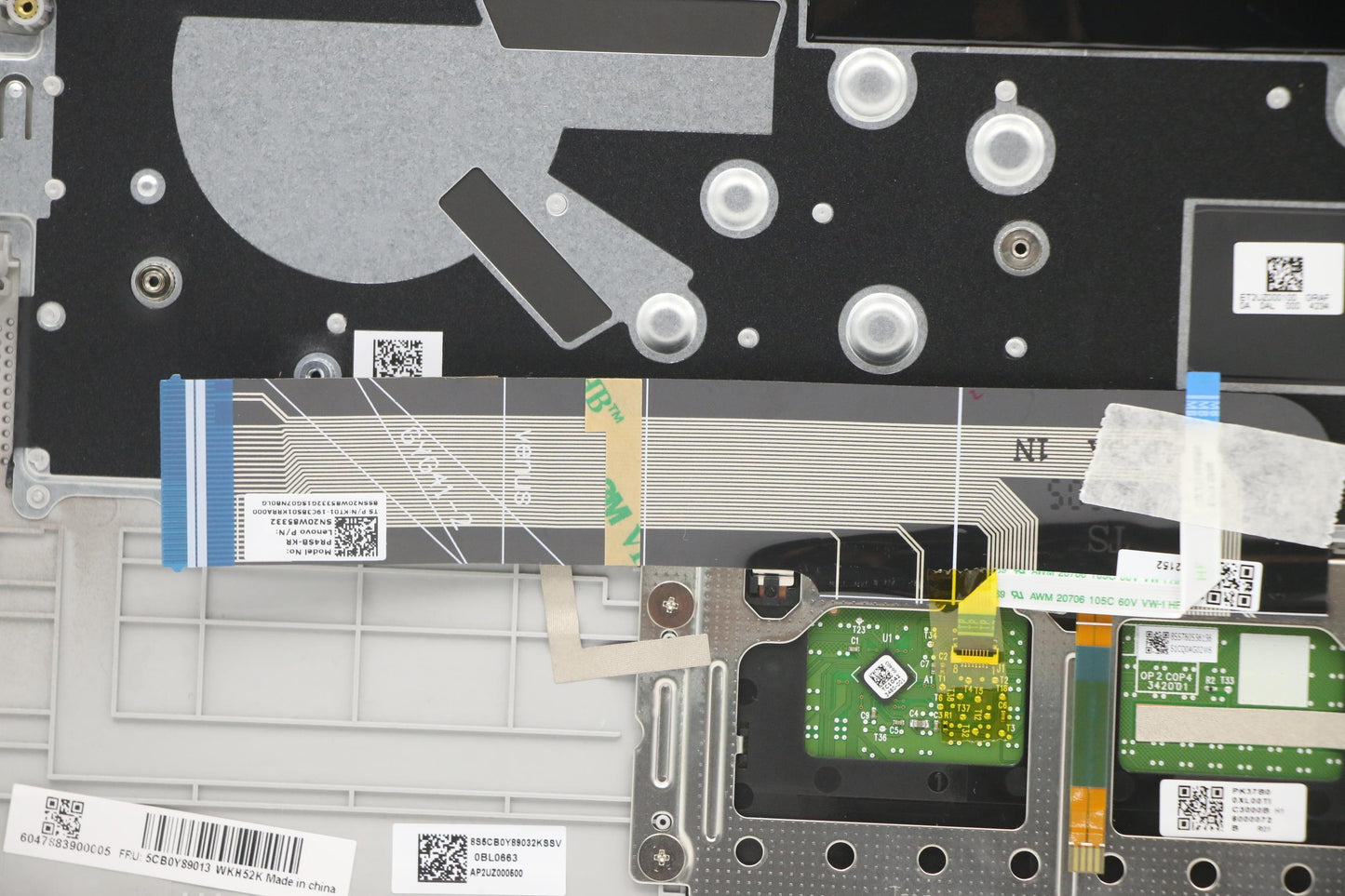Lenovo Up Pl_Sil Fp W/Blkb_Kor - 5CB0Y89013