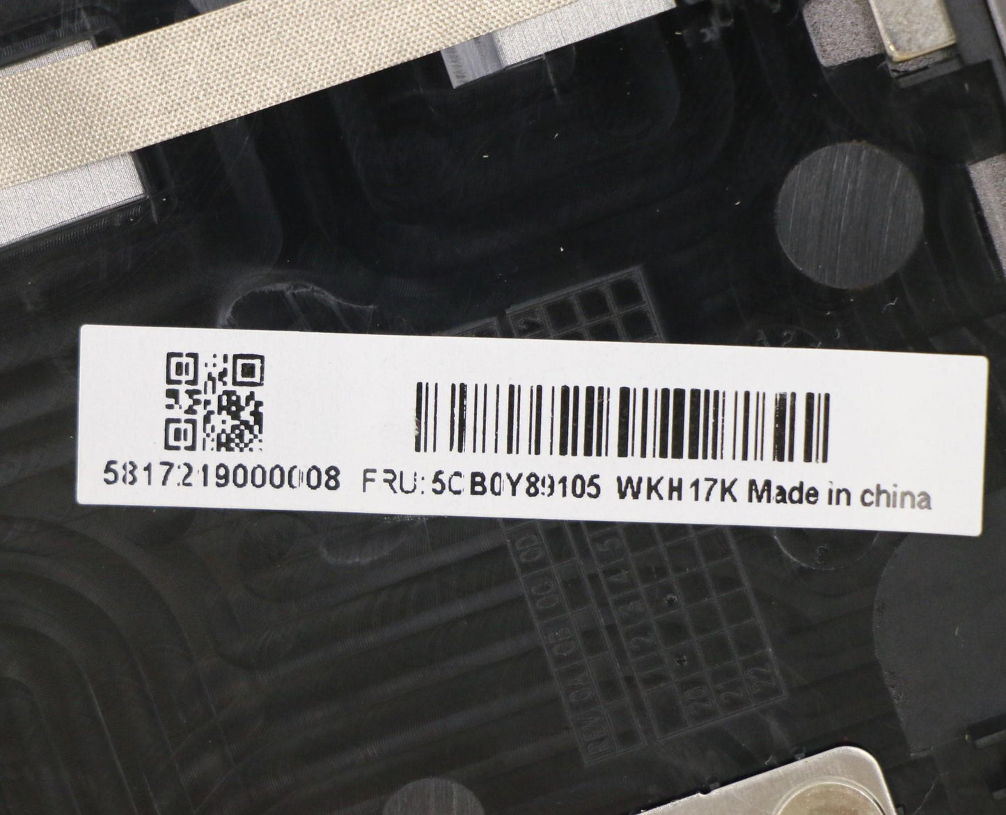 Lenovo Up Al_Blk Fp W/Blkb_Inte(Usi) - 5CB0Y89105