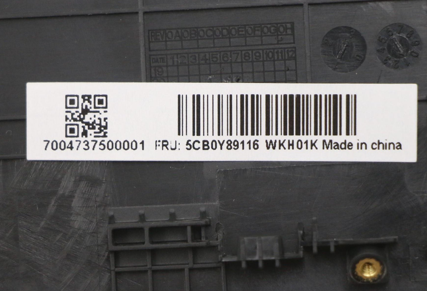 Lenovo Up Pl_Blk Fp W/Blkb_Fre - 5CB0Y89116