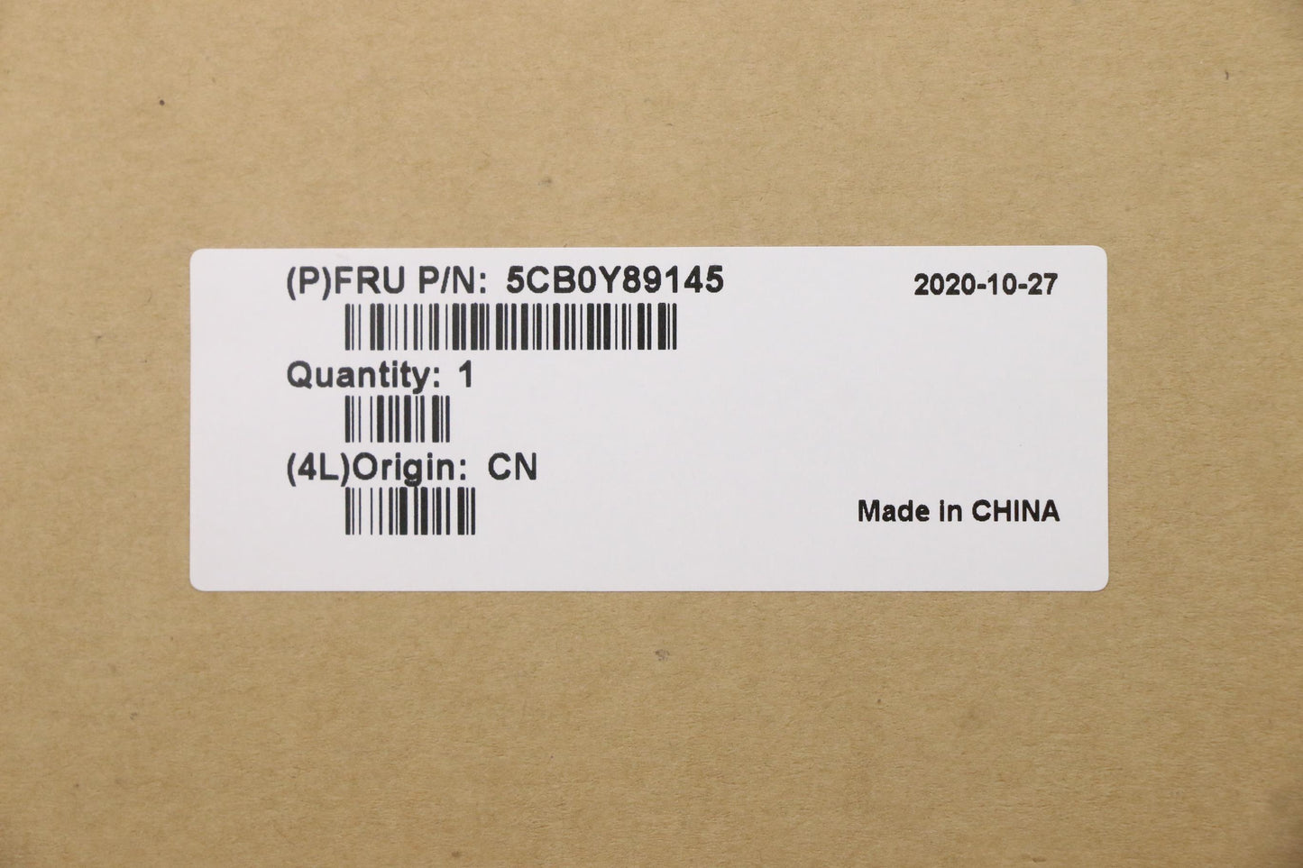 Lenovo Up Pl_Blk Nfp W/Nblkb_Fre - 5CB0Y89145