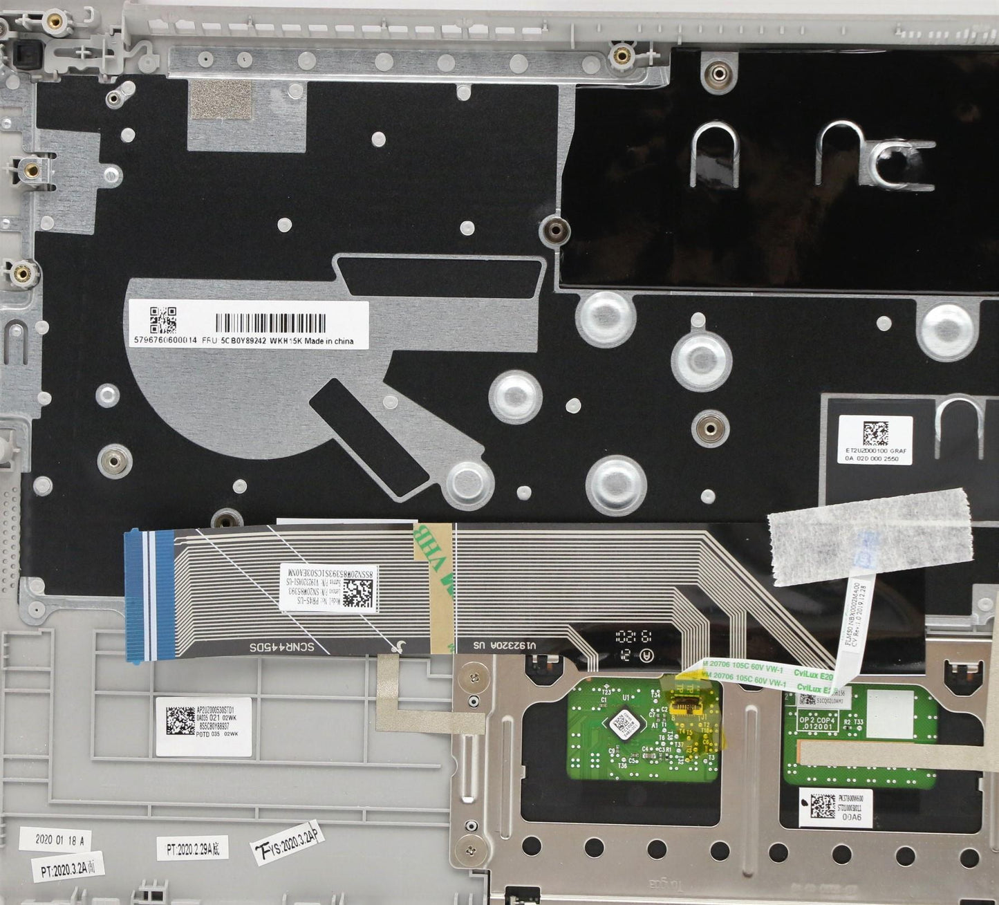 Lenovo C-Cover Keyboard, USA English Non-Backlit - 5CB0Y89242