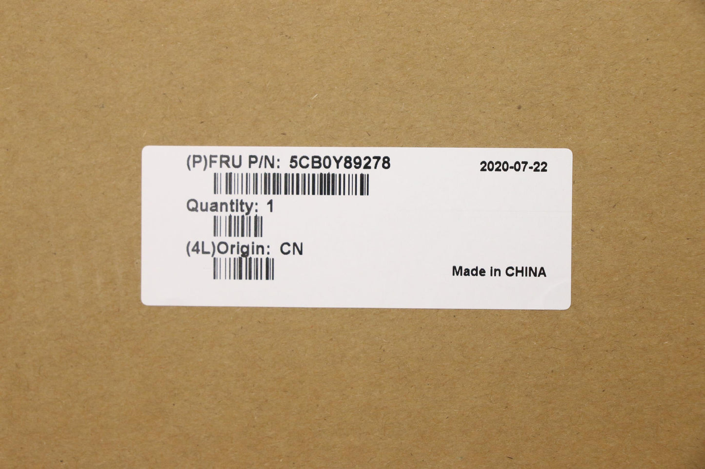 Lenovo Up Al_Sil Fp W/Blkb_Heb - 5CB0Y89278