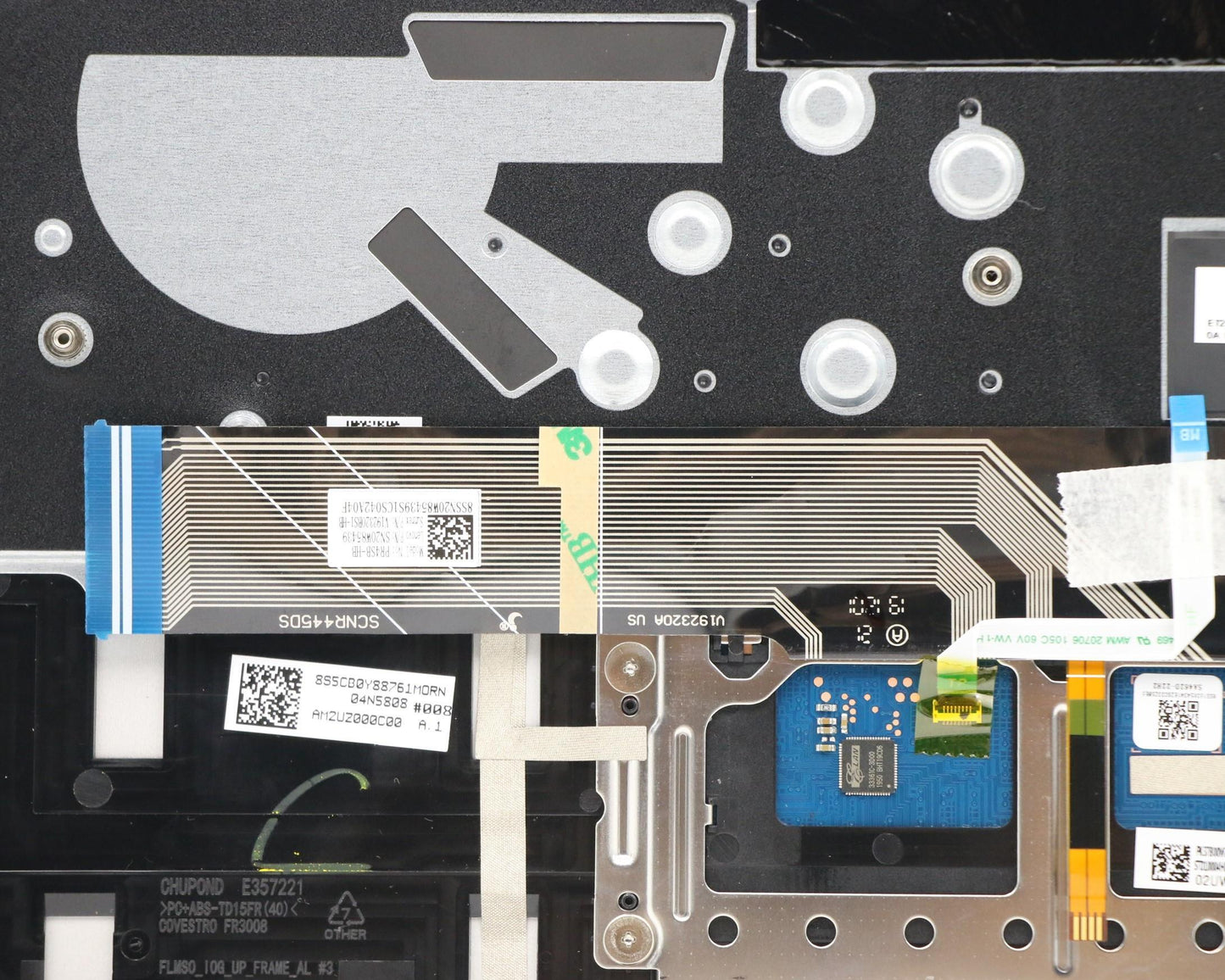 Lenovo Up Al_Sil Fp W/Blkb_Heb - 5CB0Y89278