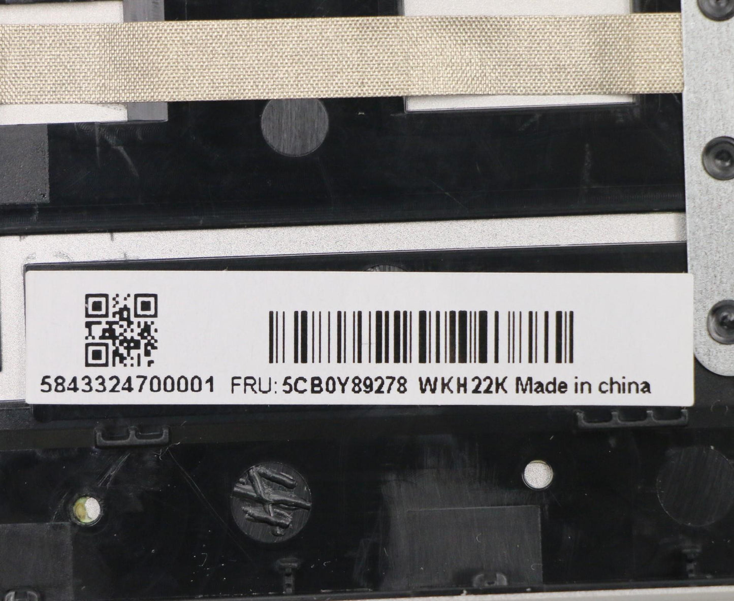 Lenovo Up Al_Sil Fp W/Blkb_Heb - 5CB0Y89278