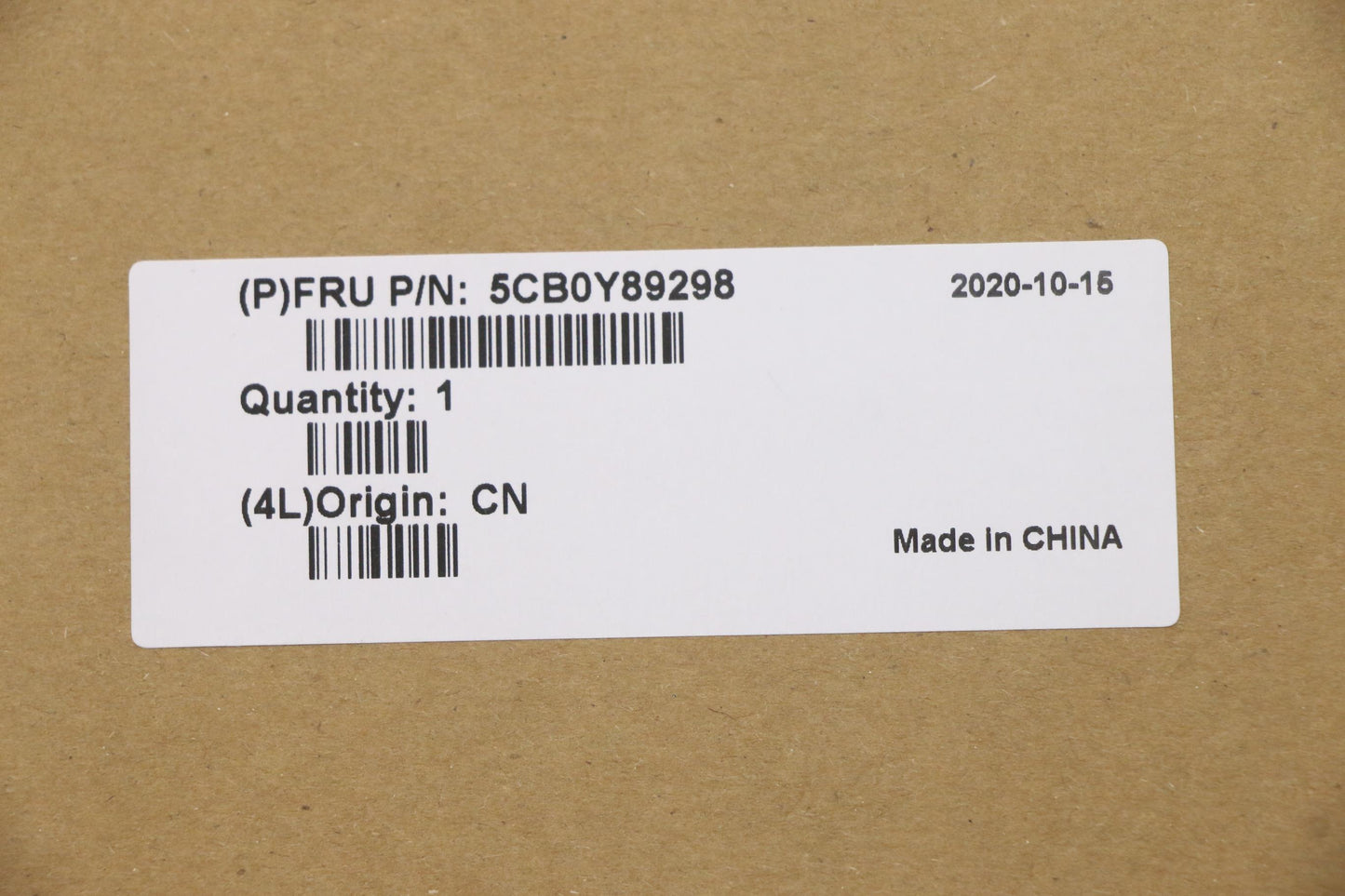 Lenovo Up Pl_Sil Nfp W/Blkb_Bel - 5CB0Y89298