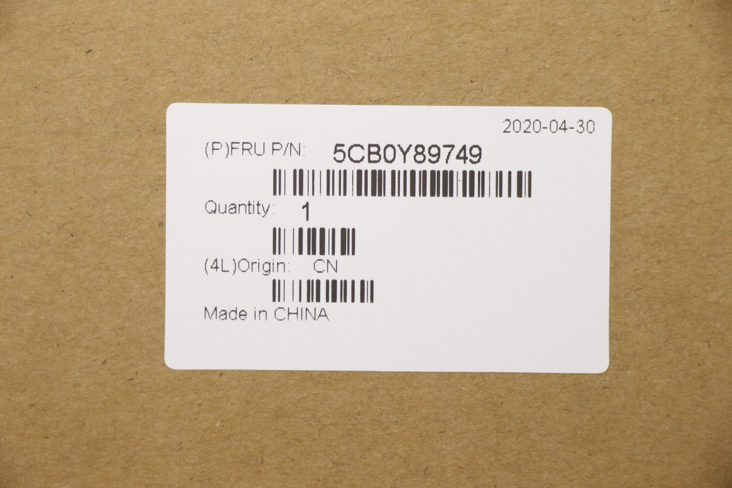 Lenovo Cover, FA495 D Cover, WWAN Sub N Assembly - 5CB0Y89749