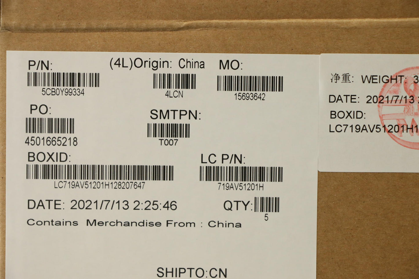 Lenovo Cover Upper Case Asm_It L82Awn - 5CB0Y99334