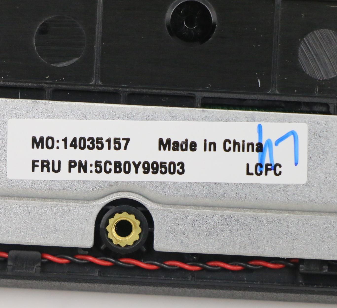 Lenovo C-Cover with Keyboard, USA English, Onyx Black, Backlit - 5CB0Y99503