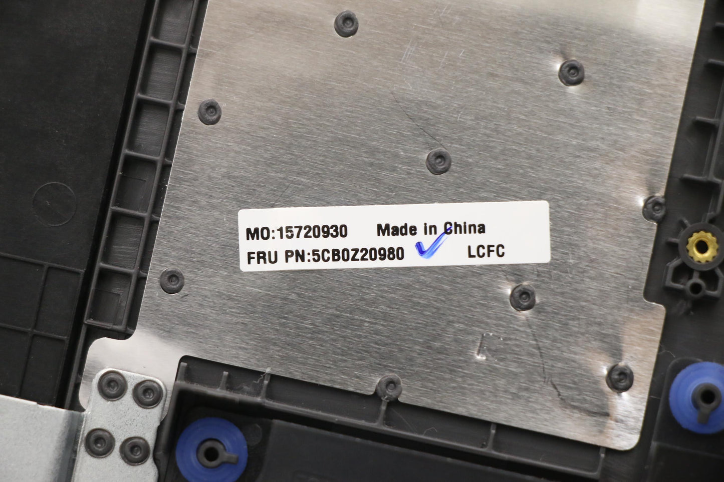 Lenovo C-Cover with Keyboard, USA English, Iron Grey - 5CB0Z20980