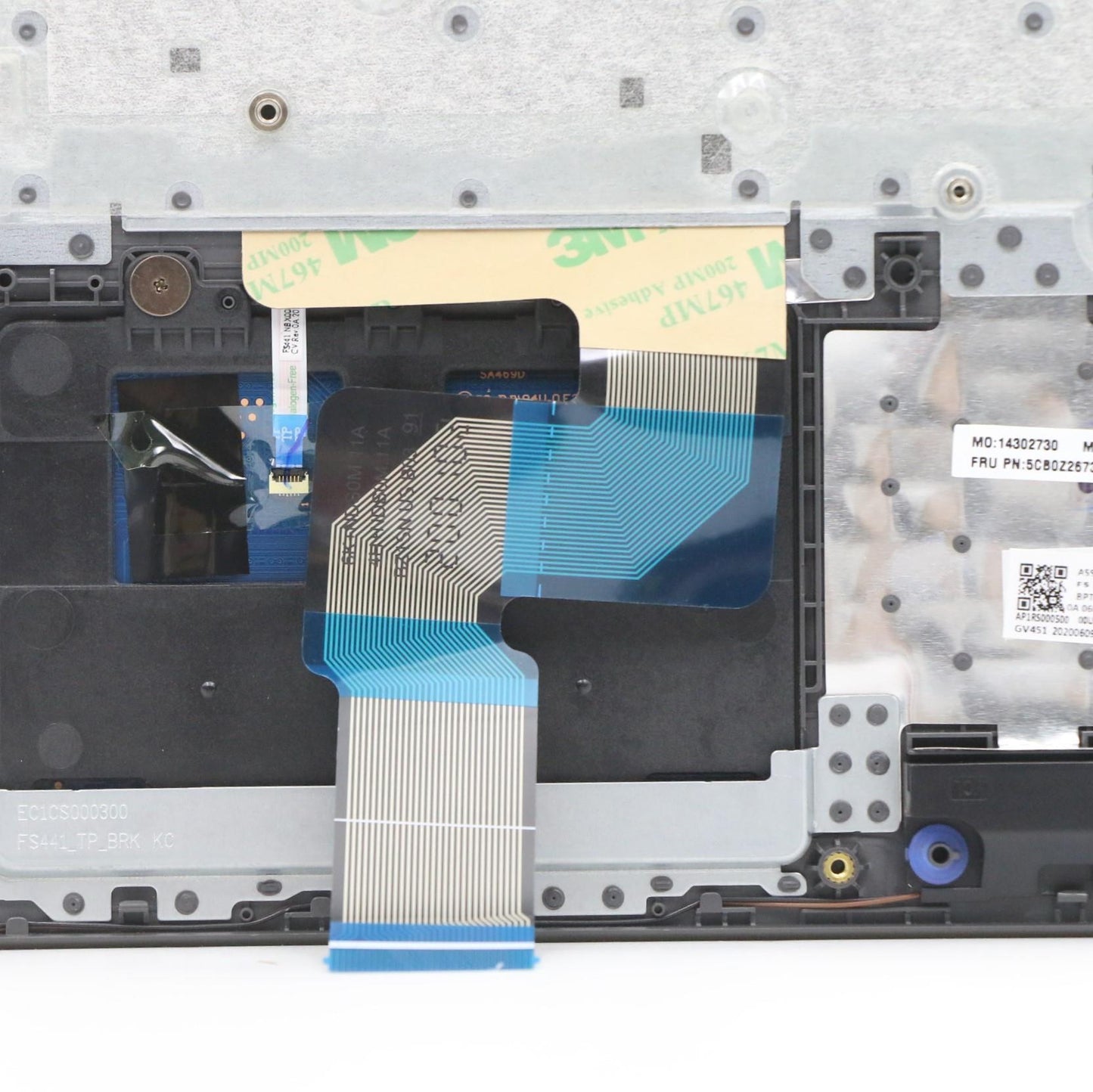 Lenovo C-Cover with keyboard, USA English, Iron Grey, Non-Backlight - 5CB0Z26739