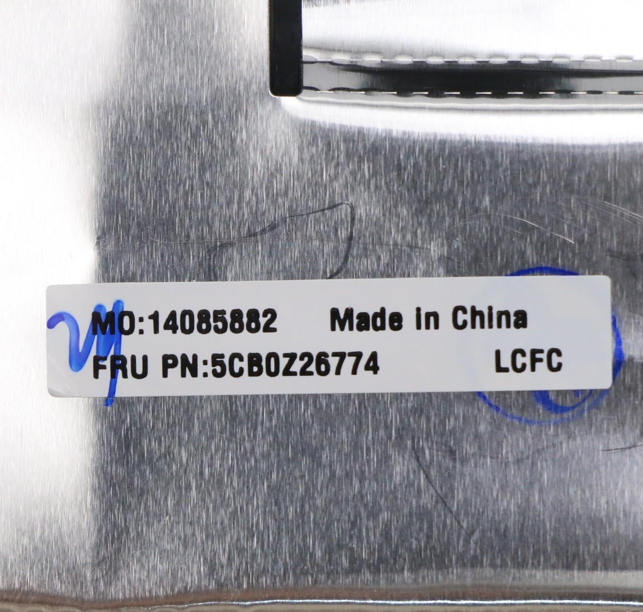 Lenovo C-Cover with Keyboard, USA English, Black, Backlight, Non-Fingerprint - 5CB0Z26774