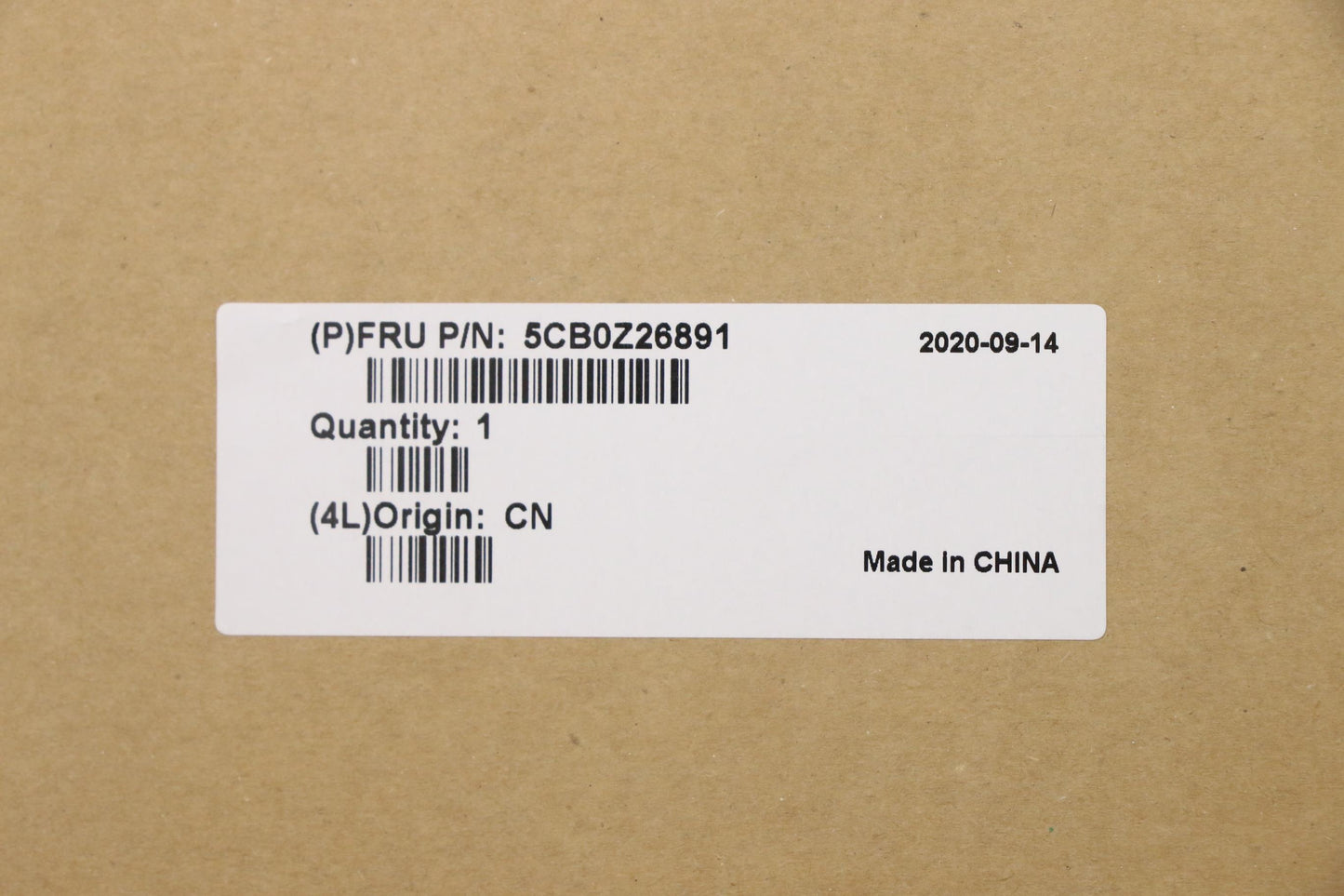 Lenovo Cover Upper Case Asm_Us Inte L - 5CB0Z26891
