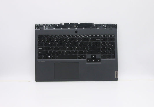 Lenovo C-Cover with Keyboard, USA English, Black, RGB Backlight, Non-Fingerprint - 5CB0Z26894