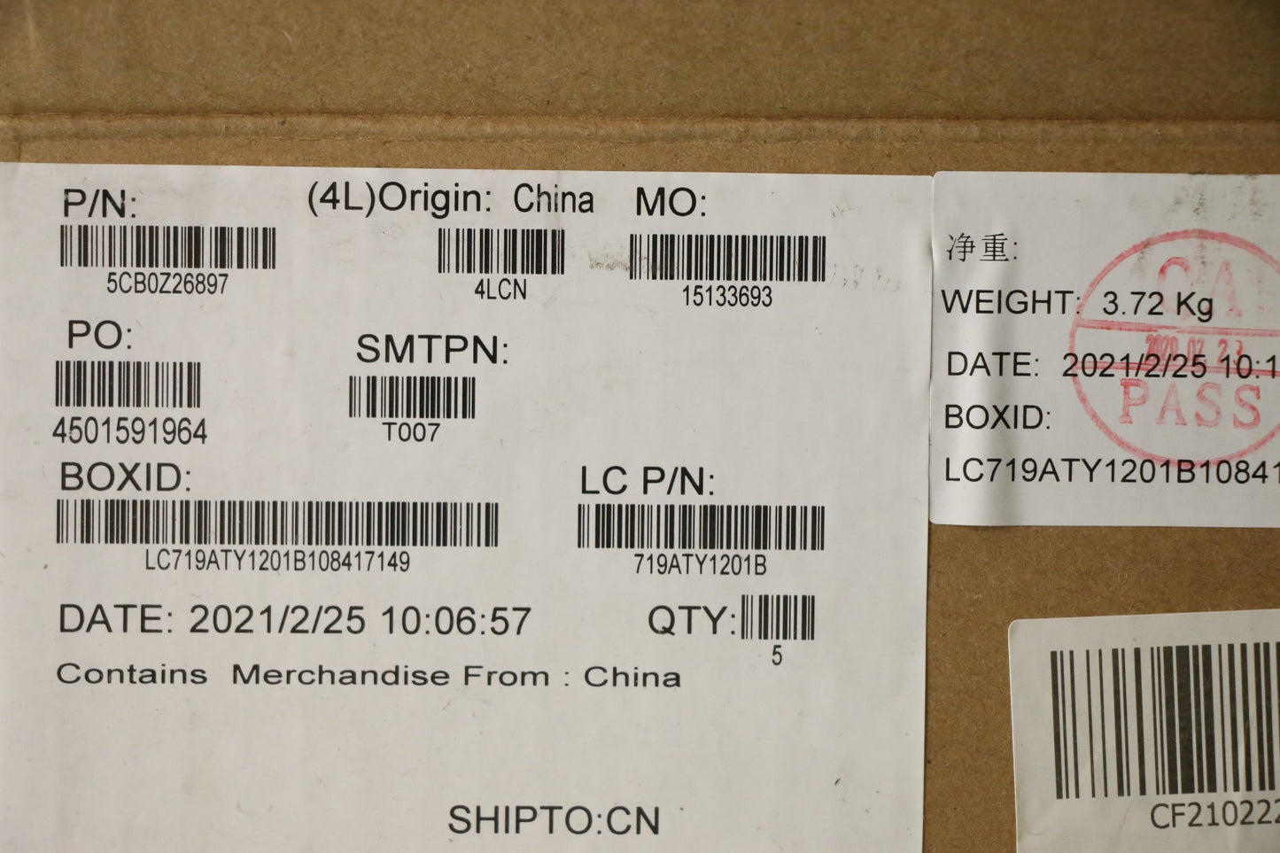 Lenovo Cover Upper Case Asm_Gr L 81Y6 - 5CB0Z26897