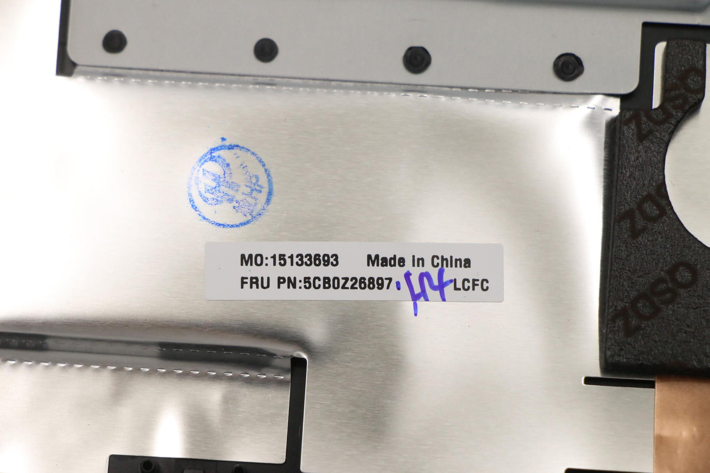 Lenovo Cover Upper Case Asm_Gr L 81Y6 - 5CB0Z26897