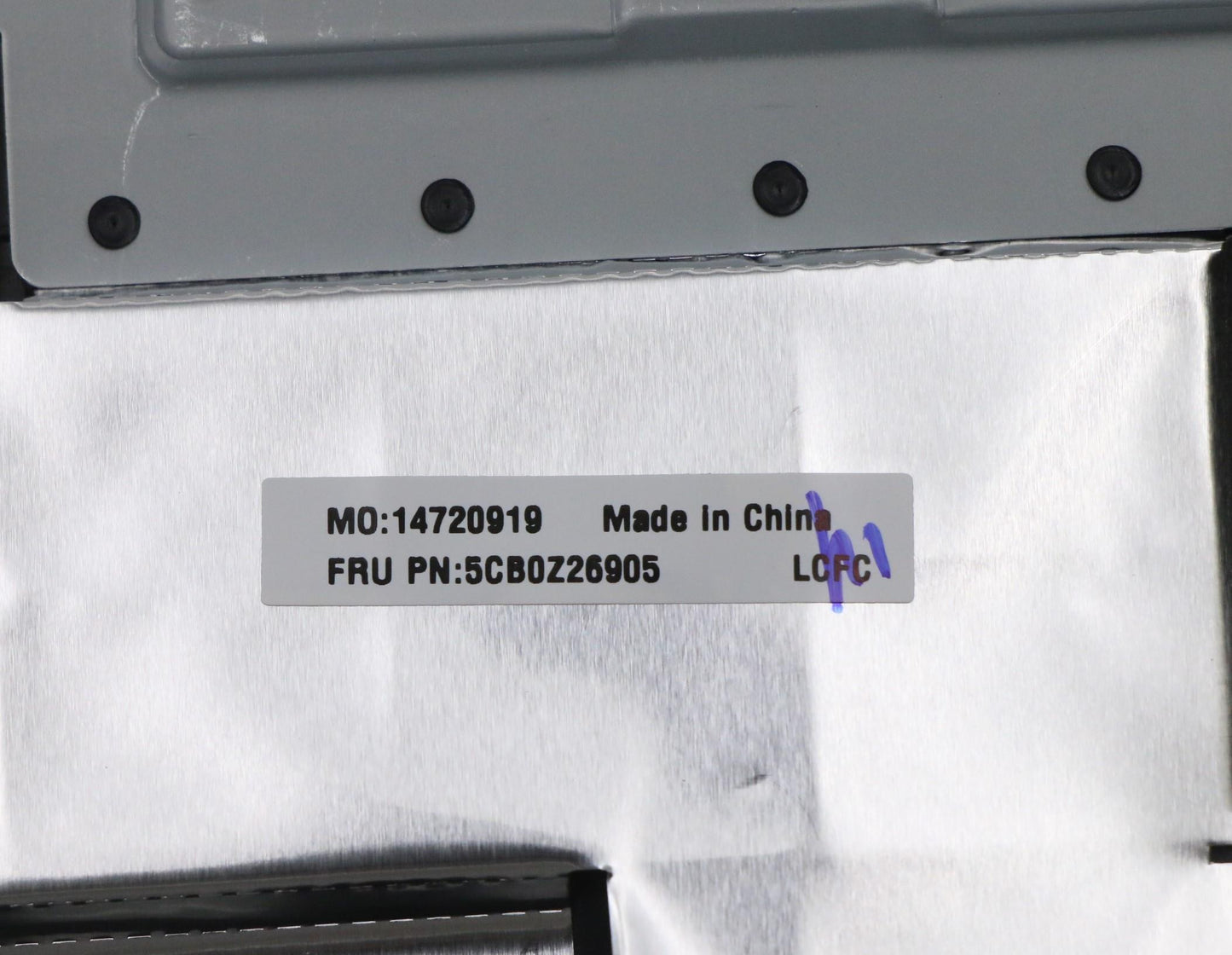 Lenovo Cover Upper Case Asm_Ko L81Y6N - 5CB0Z26905