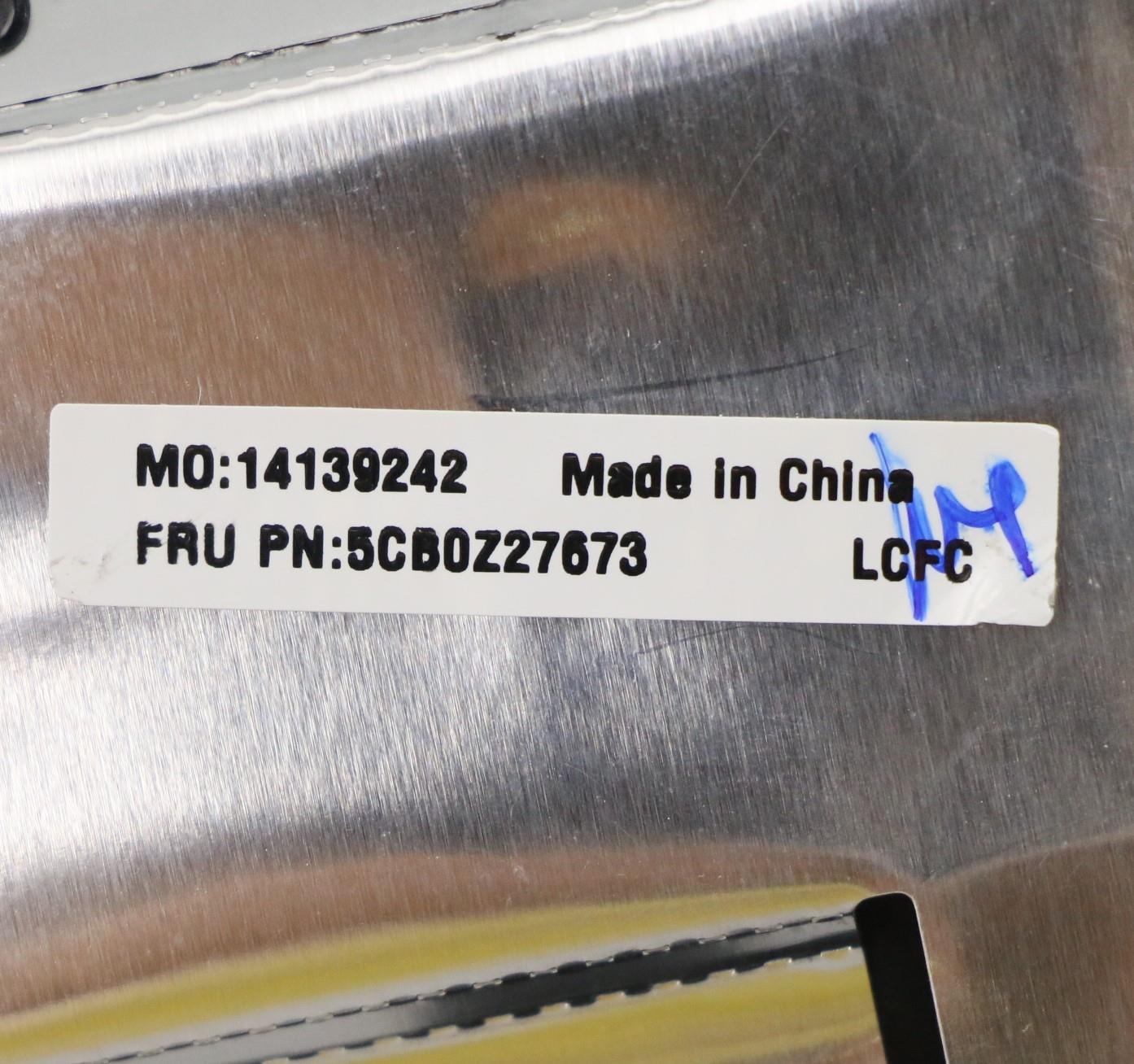 Lenovo C-Cover with Keyboard, USA English, Black, Backlight, Non-Fingerprint - 5CB0Z27673