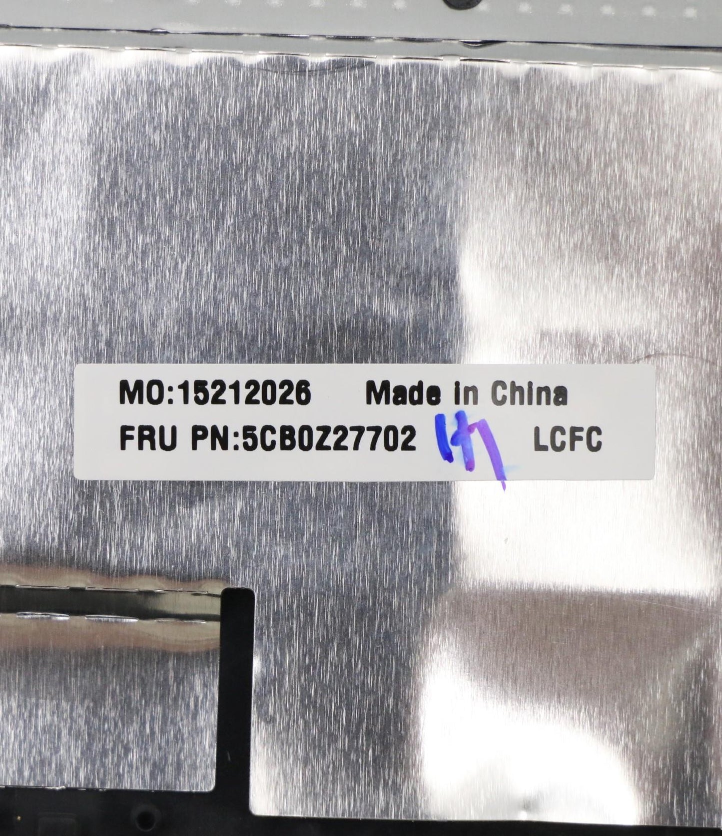 Lenovo Cover Upper Case Asm_Cf-El82B5 - 5CB0Z27702