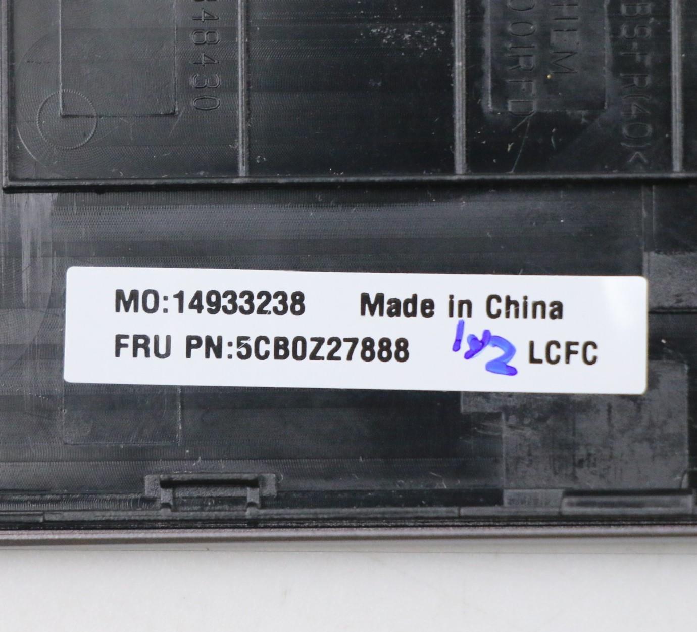 Lenovo C-Cover with Keyboard, USA English, Iron Grey, Backlight - 5CB0Z27888