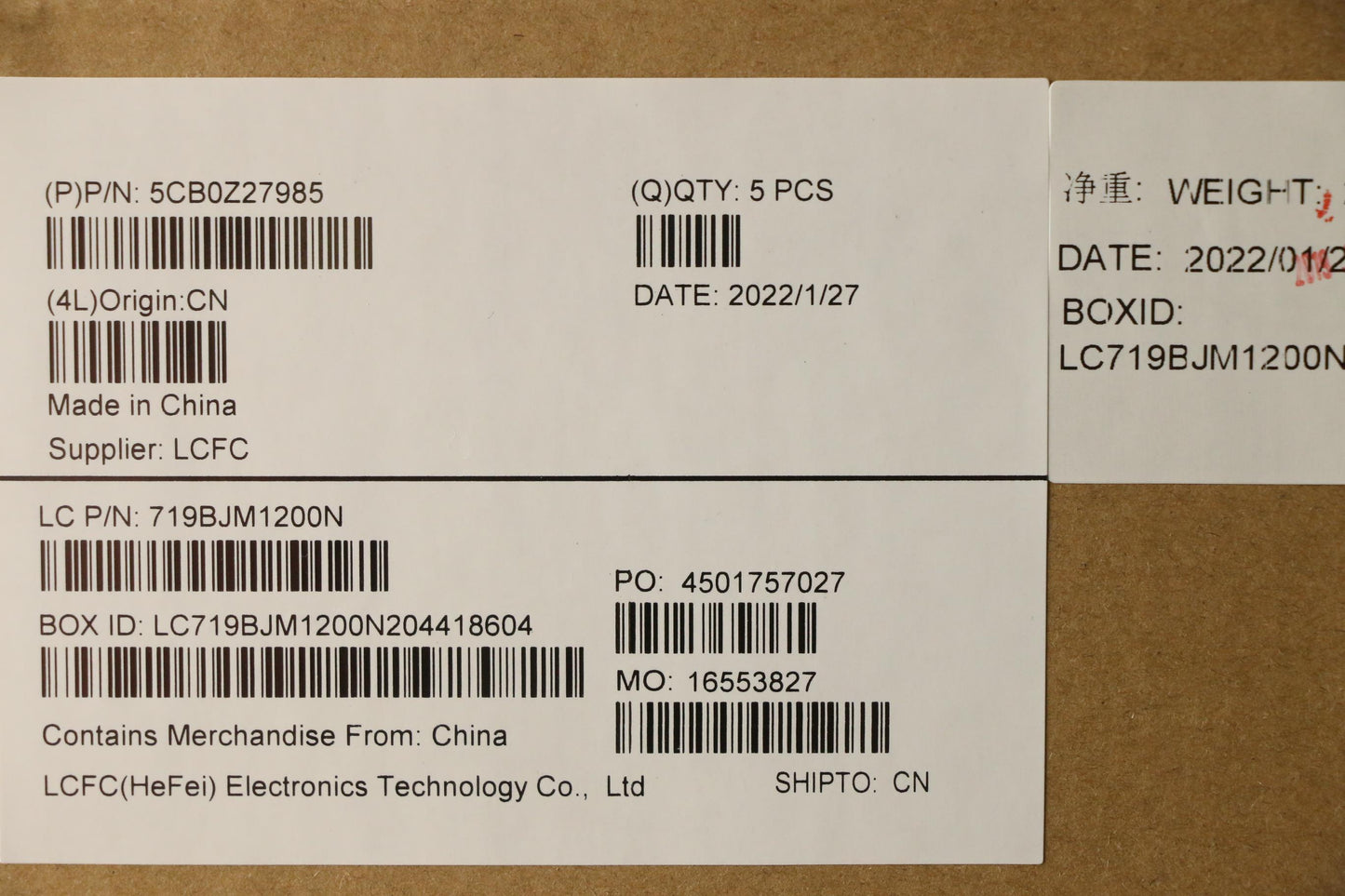 Lenovo Upper Case Assembly - 5CB0Z27985