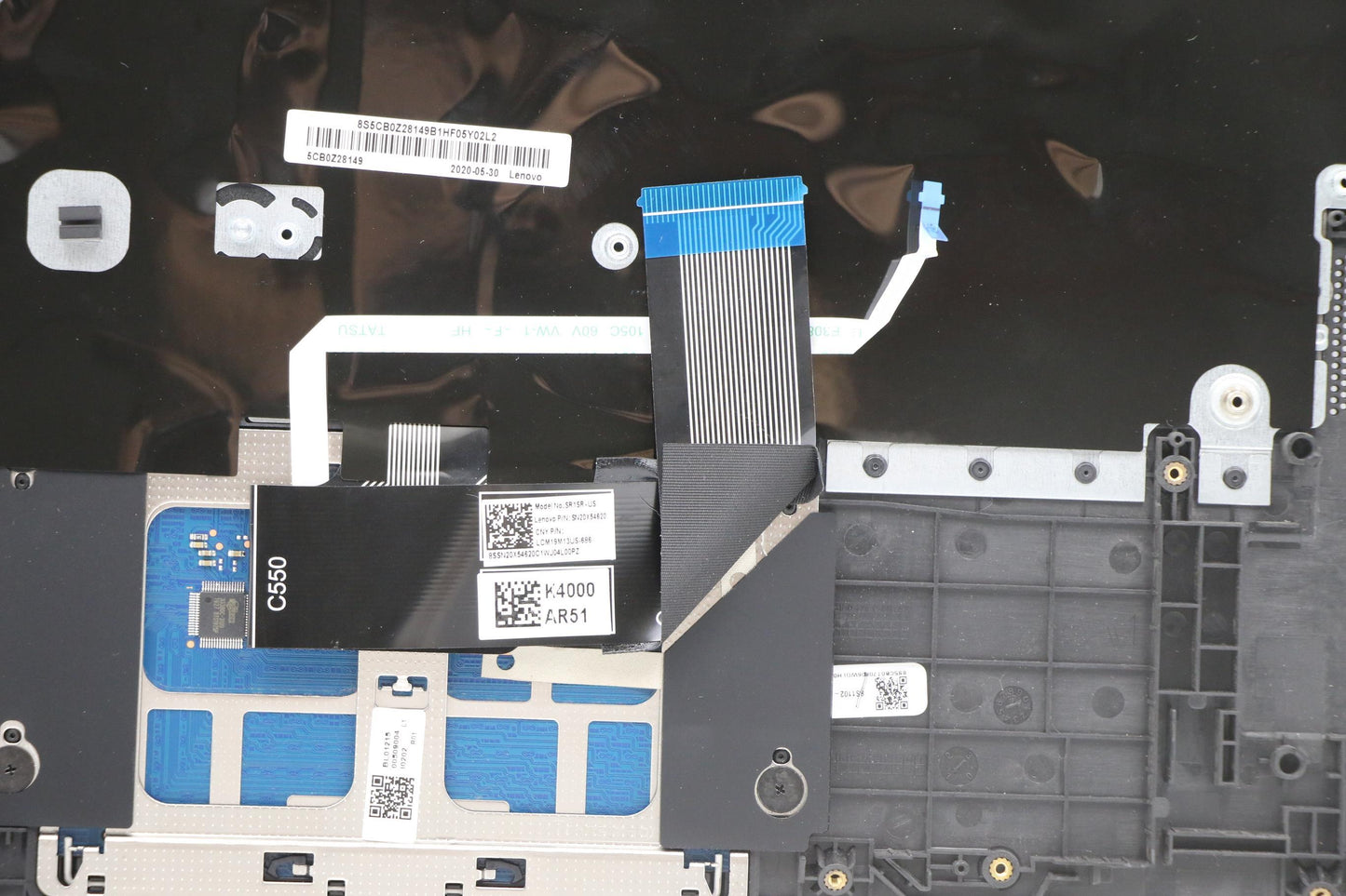 Lenovo C-Cover with Keyboard, USA English, Black, Non-Backlight - 5CB0Z28149