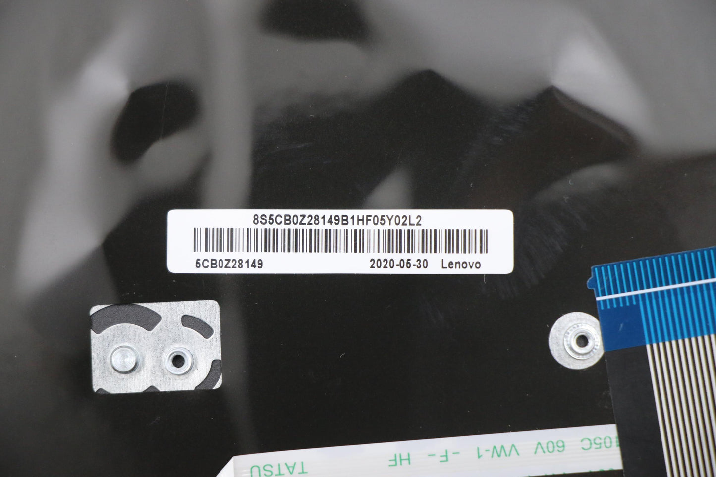 Lenovo C-Cover with Keyboard, USA English, Black, Non-Backlight - 5CB0Z28149