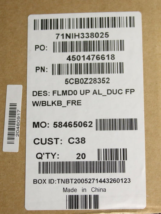 Lenovo Up Al_Duc Fp W/Blkb_Fre - 5CB0Z28352