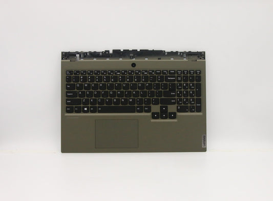 Lenovo C-Cover with USA English Backlit Keyboard, Dark Moss, No Fingerprint Reader - 5CB0Z31262