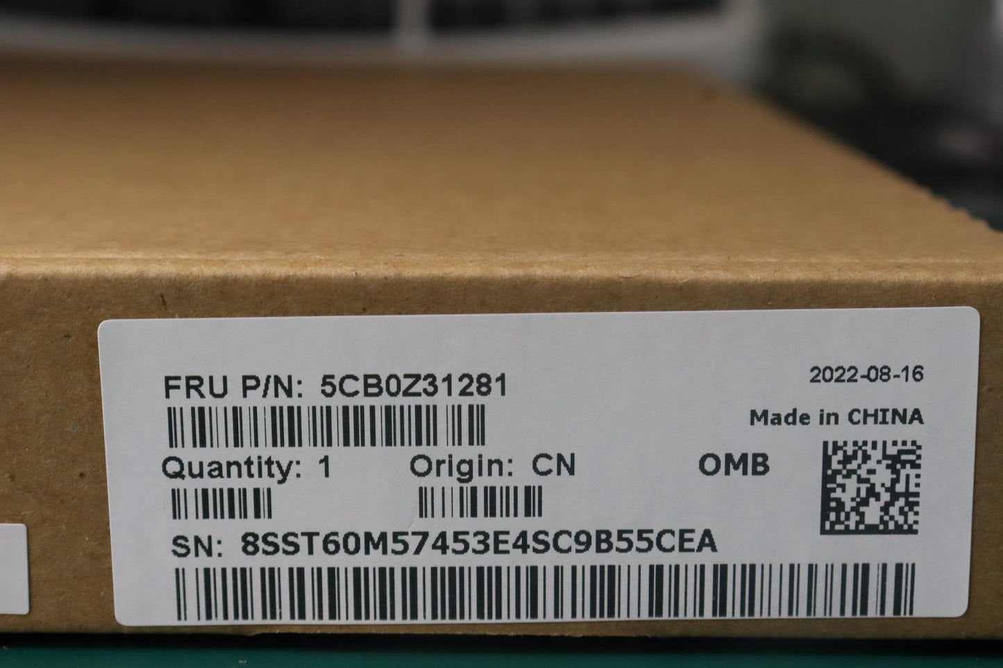 Lenovo Cover Uppercase Asm 81Yx Blkb_ - 5CB0Z31281