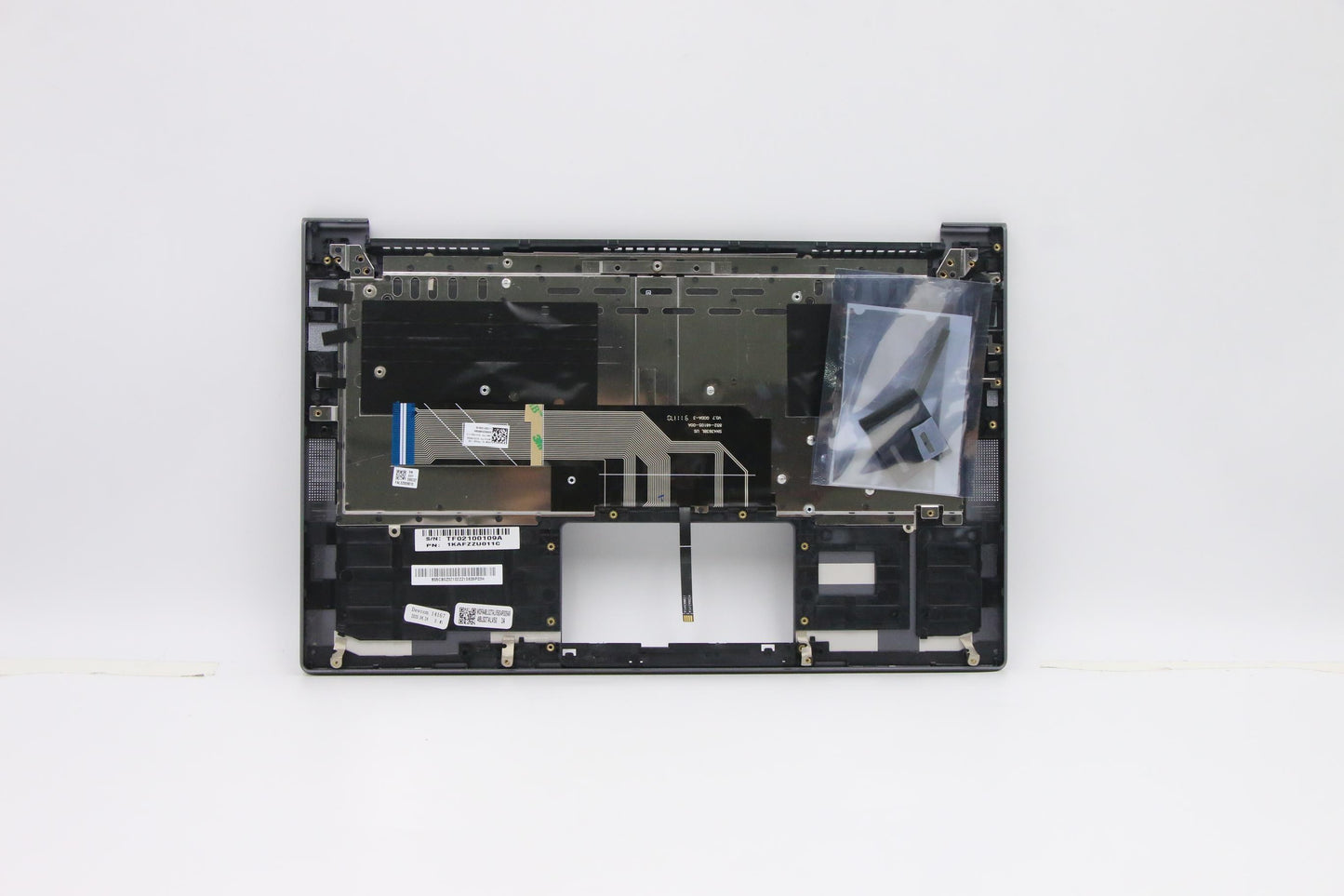 Lenovo C-Cover with Keyboard, USA English, Grey, Backlit - 5CB0Z32102