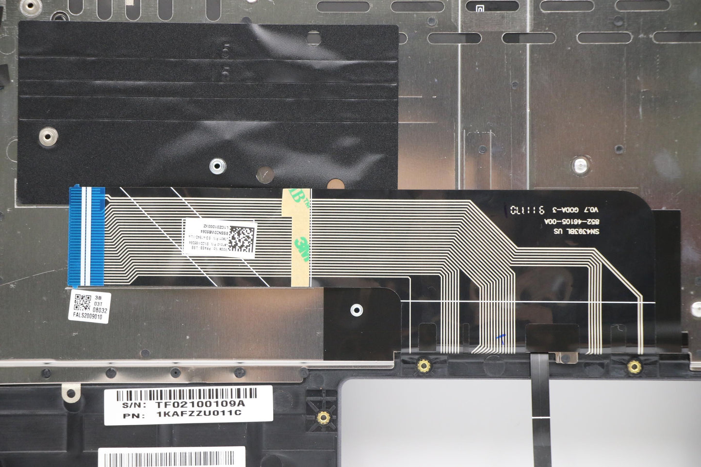 Lenovo C-Cover with Keyboard, USA English, Grey, Backlit - 5CB0Z32102