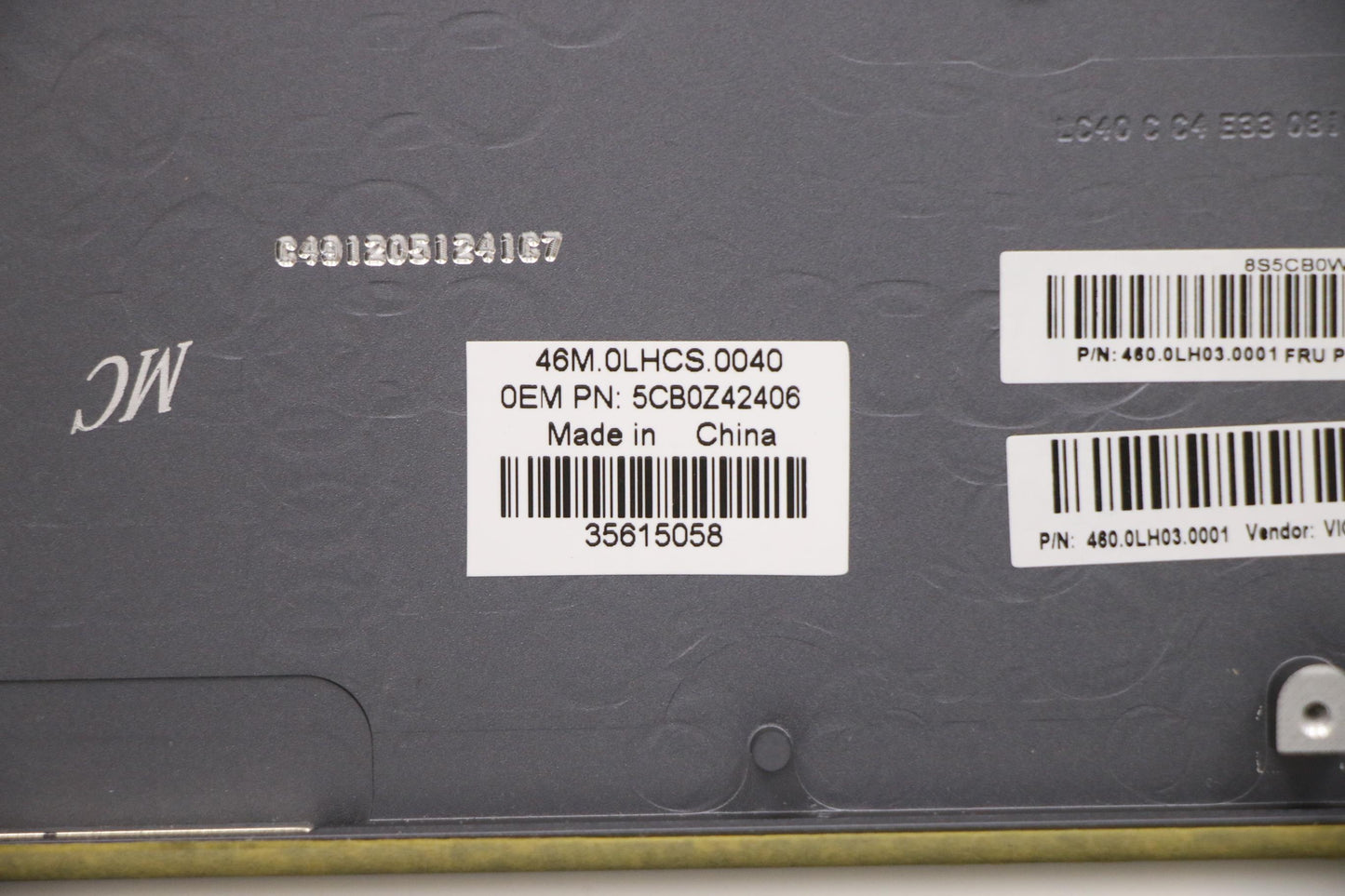 Lenovo Cover Upper Case Asm_Fr W 82De - 5CB0Z42406