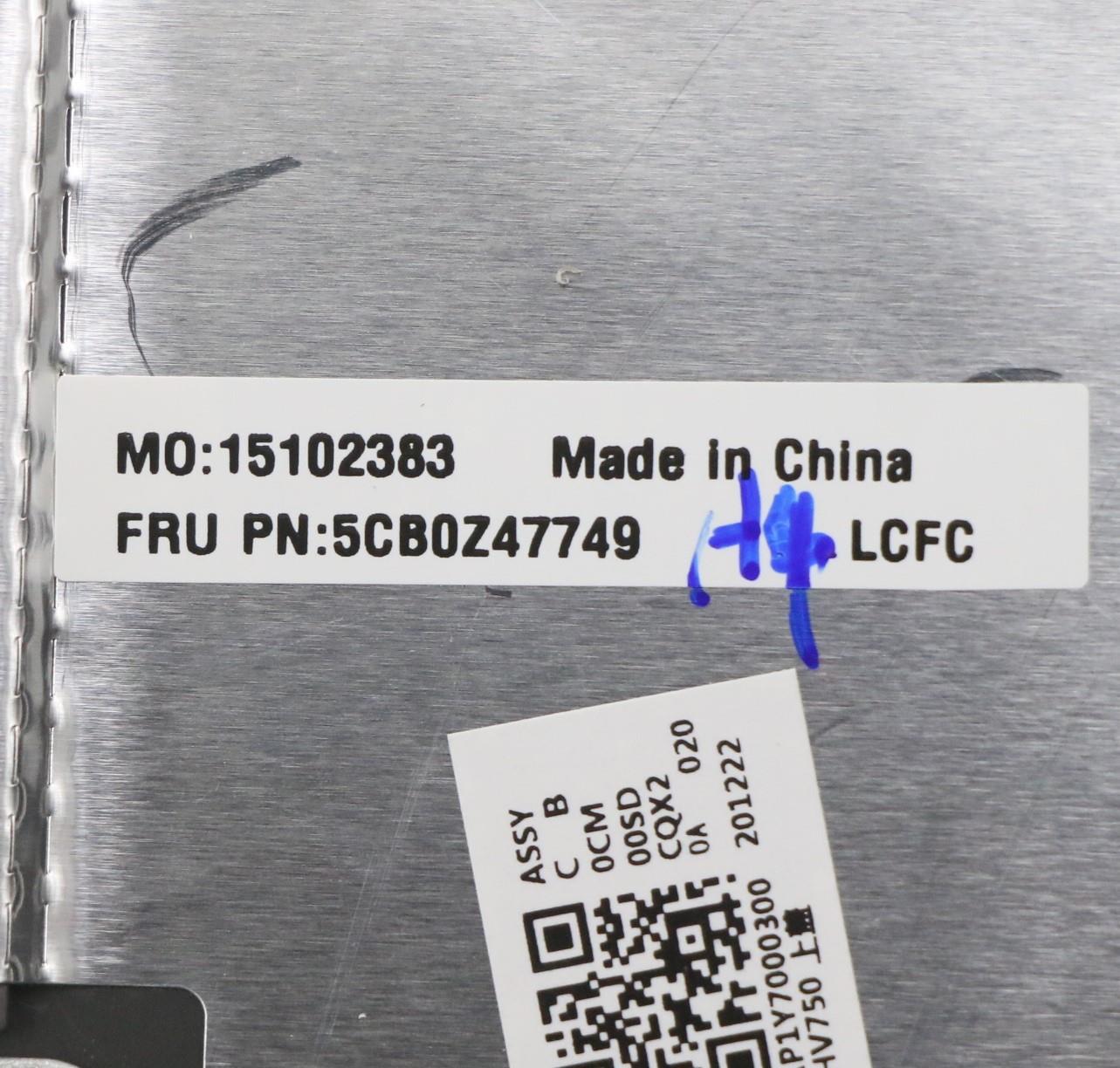 Lenovo Cover Upper Case Asm_Fr L82Gx - 5CB0Z47749