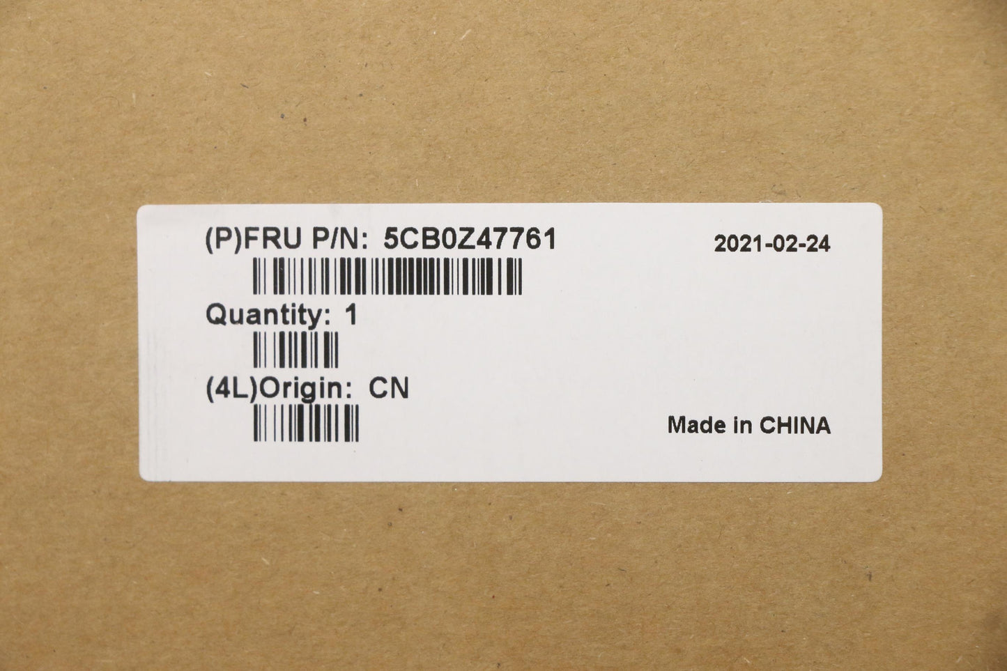 Lenovo Cover Uppercaseasm_Us Intel82G - 5CB0Z47761