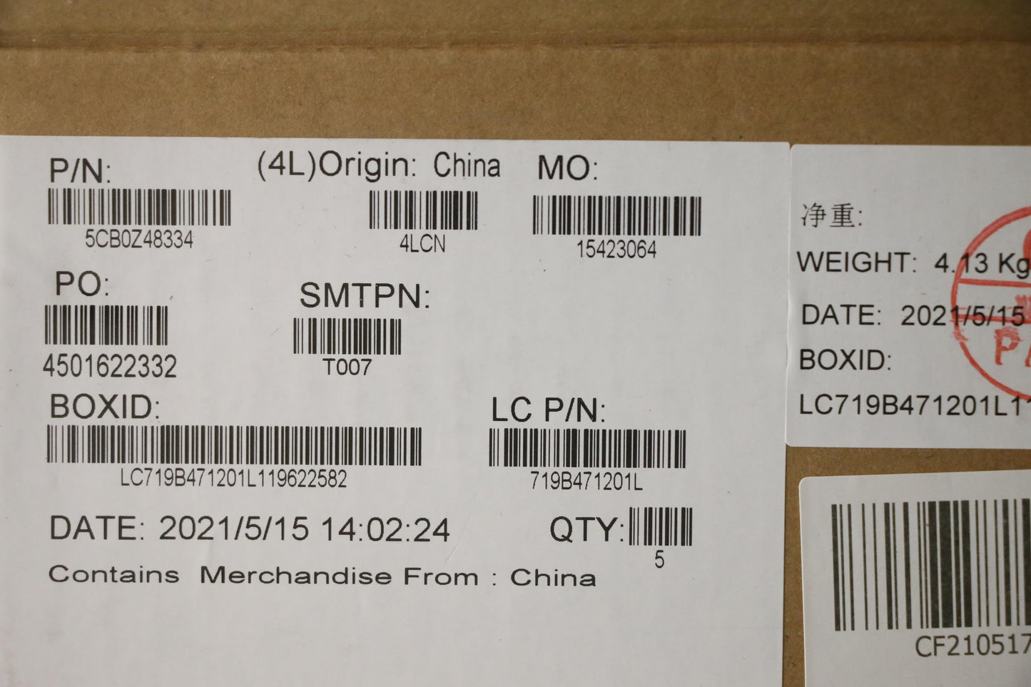 Lenovo Cover Upper Case Asm_Sw L82Gx - 5CB0Z48334