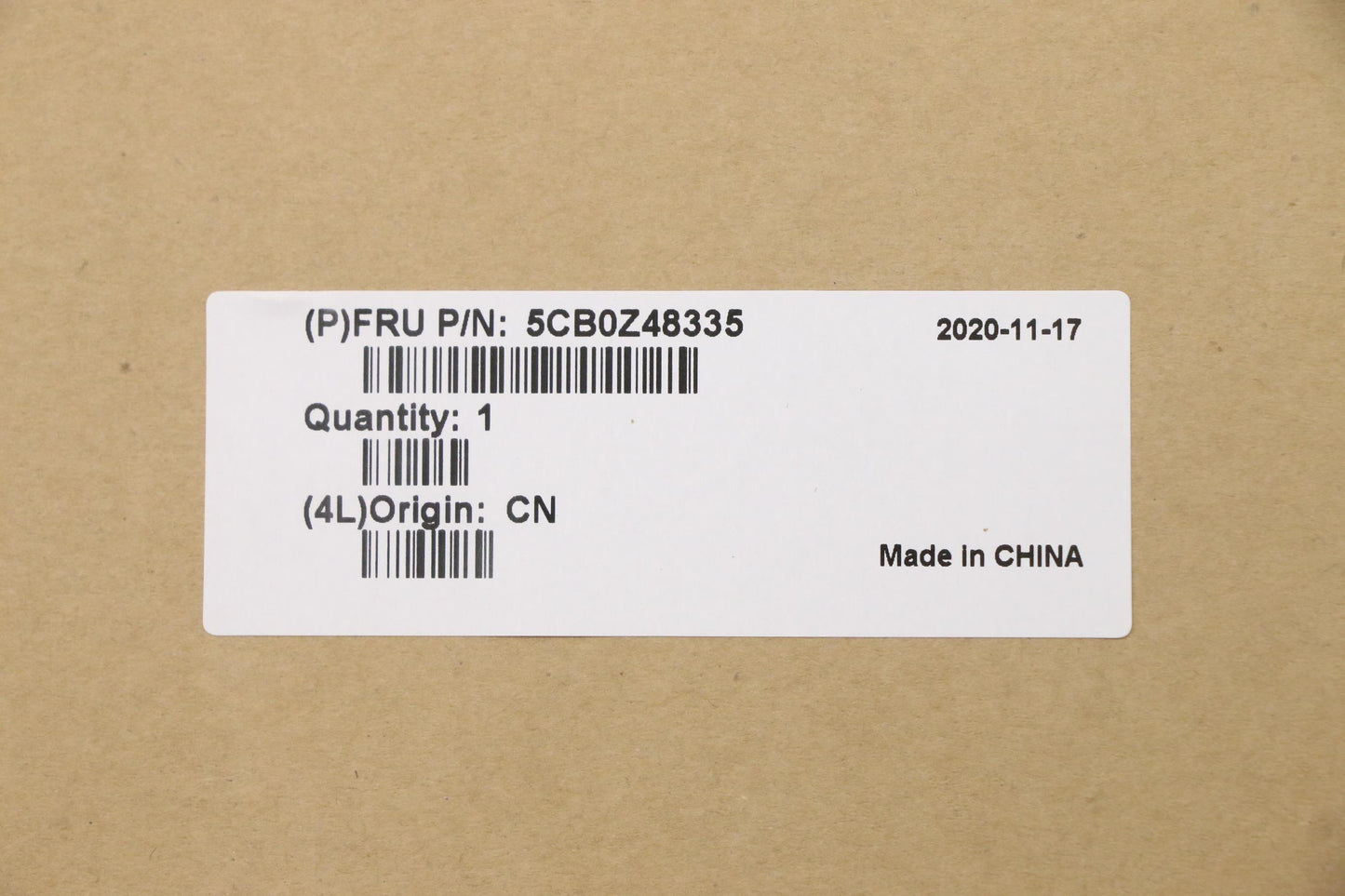 Lenovo Cover Uppercaseasm_Us Intel82G - 5CB0Z48335