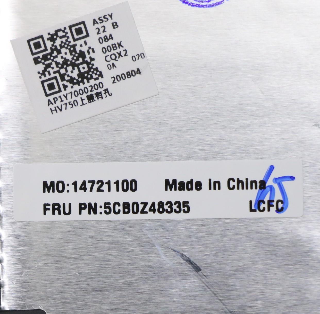 Lenovo Cover Uppercaseasm_Us Intel82G - 5CB0Z48335