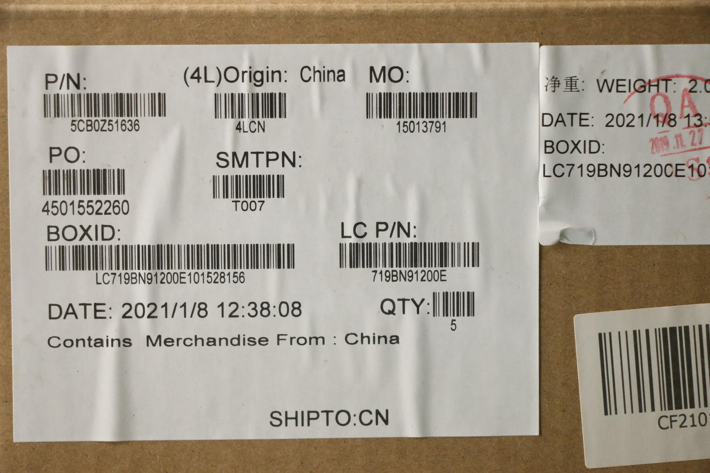 Lenovo Cover Upper Case Asm_Ru B 82G4 - 5CB0Z51636