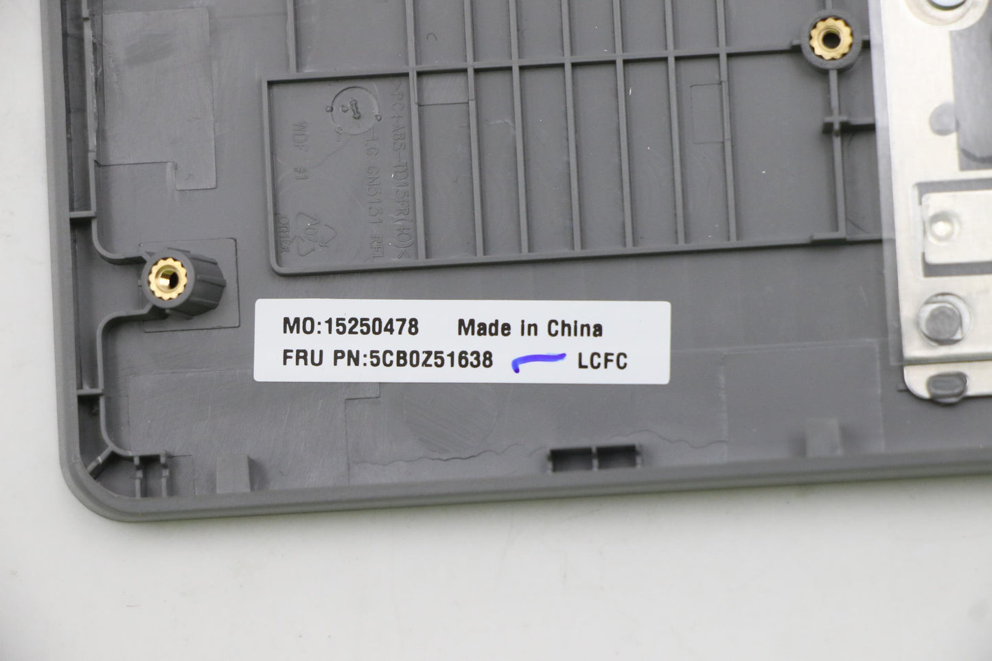 Lenovo Cover Upper Case Asm_Sp B 82G4 - 5CB0Z51638