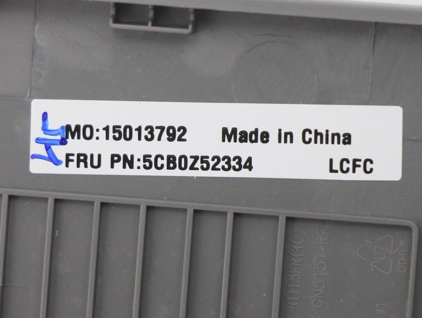 Lenovo Cover Upper Case Asm_Uk B 82G4 - 5CB0Z52334