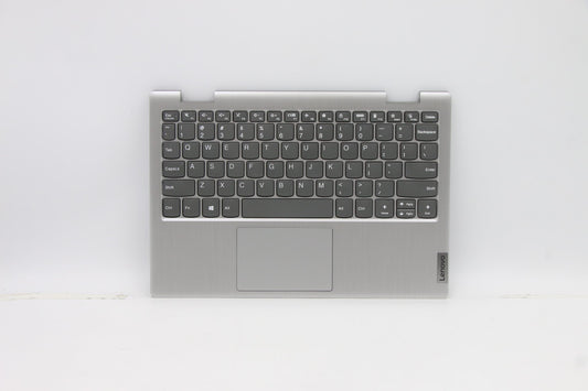Lenovo C-Cover with Keyboard, USA English, Platinum Grey, Non-Backlit - 5CB0Z52336