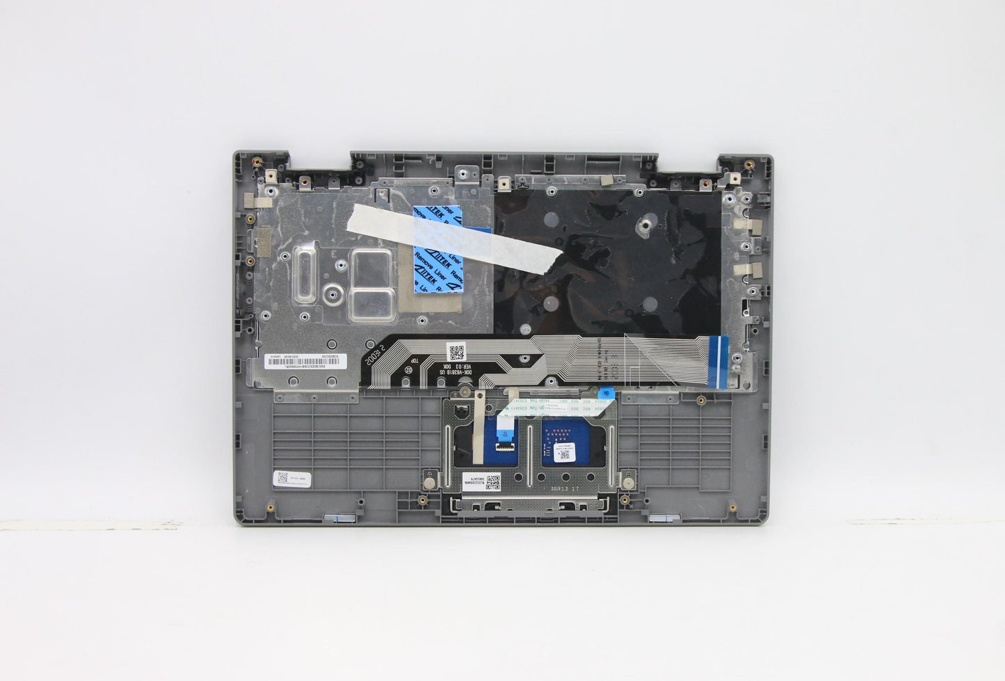 Lenovo C-Cover with Keyboard, USA English, Platinum Grey, Non-Backlit - 5CB0Z52336