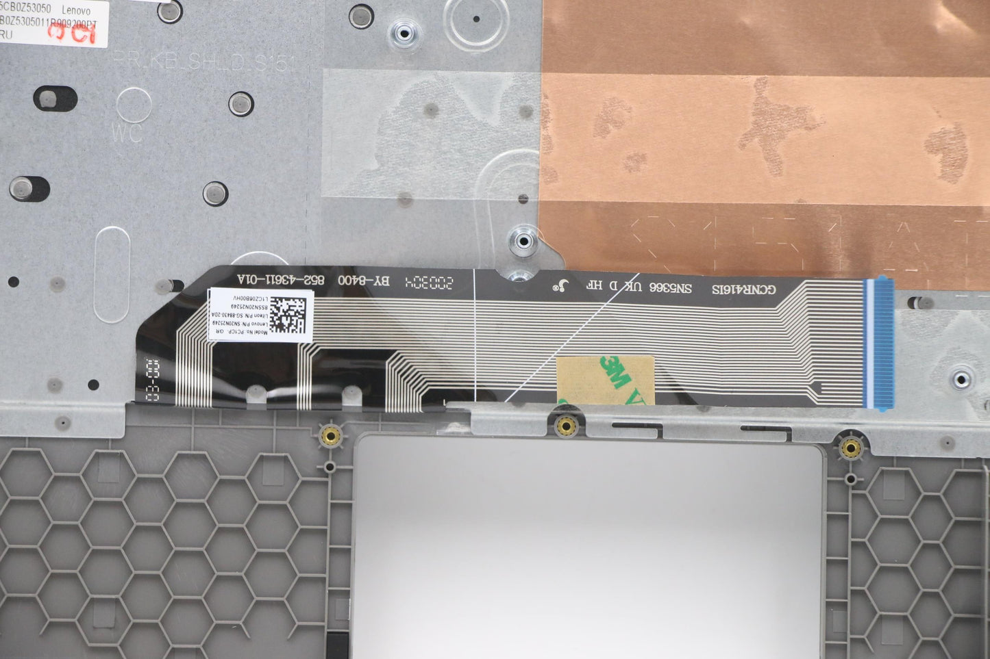 Lenovo Cover Upper Case Asm_Gr W 82Gv - 5CB0Z53050