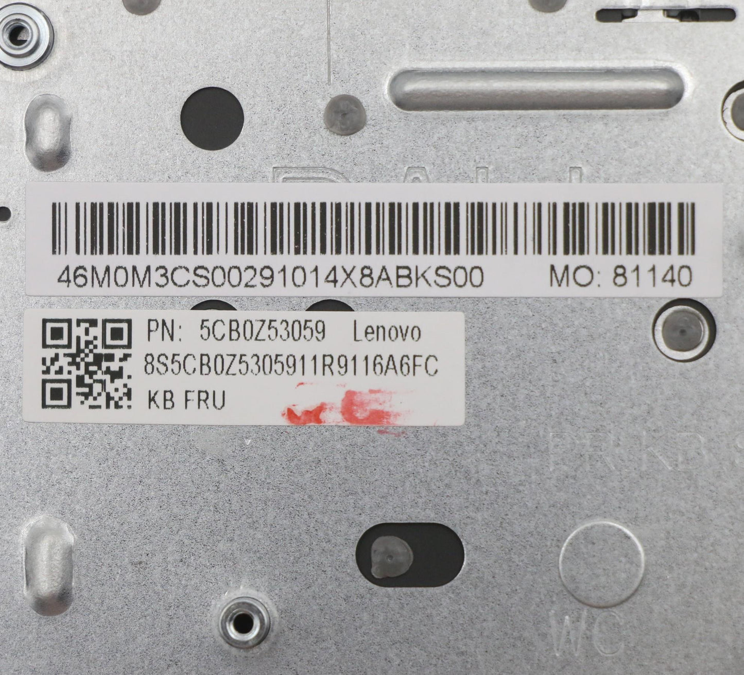 Lenovo Cover Upper Case Asm_Ti W 82Gv - 5CB0Z53059