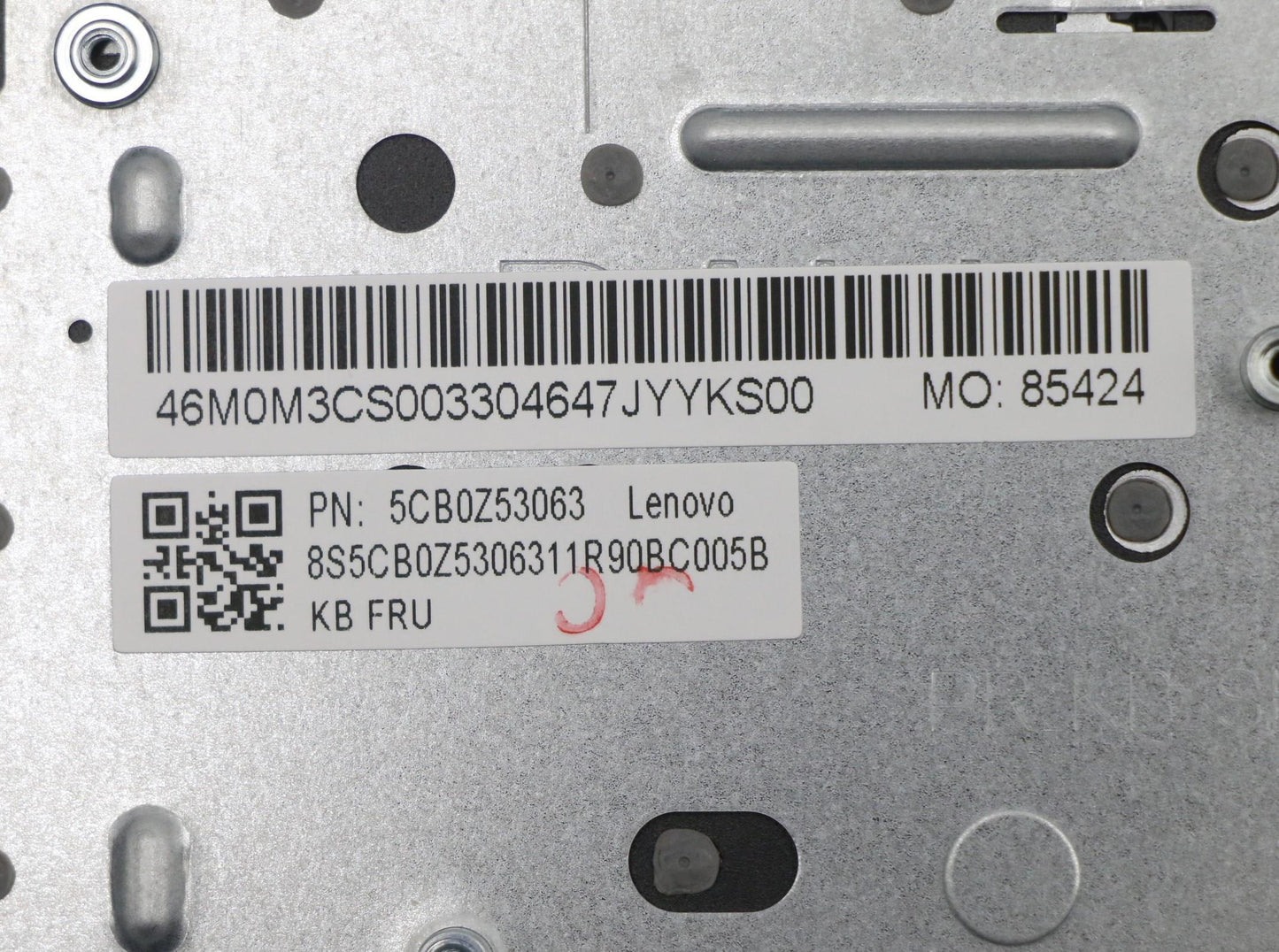 Lenovo Cover Upper Case Asm_Us W 82Gv - 5CB0Z53063