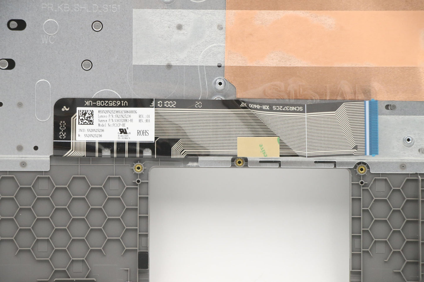 Lenovo Cover Upper Case Asm_Be W 82Gv - 5CB0Z53067