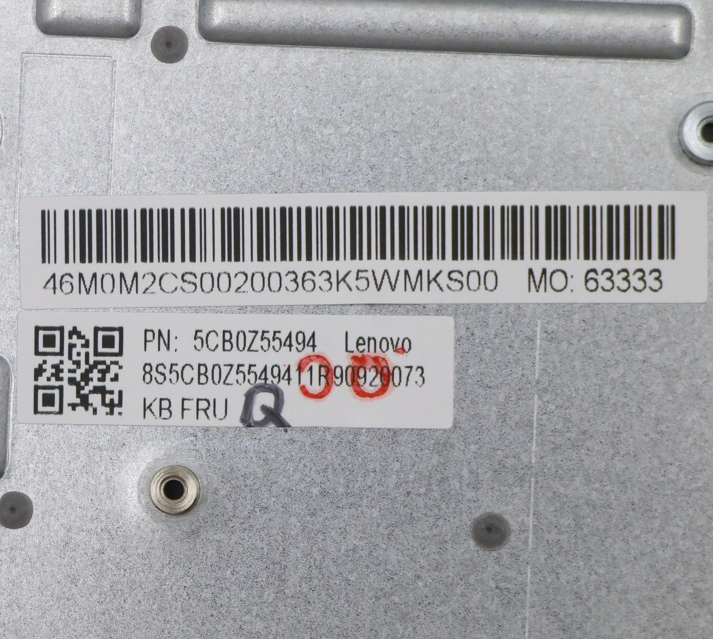 Lenovo Cover Upper Case Asm_Gr W 82Gw - 5CB0Z55494